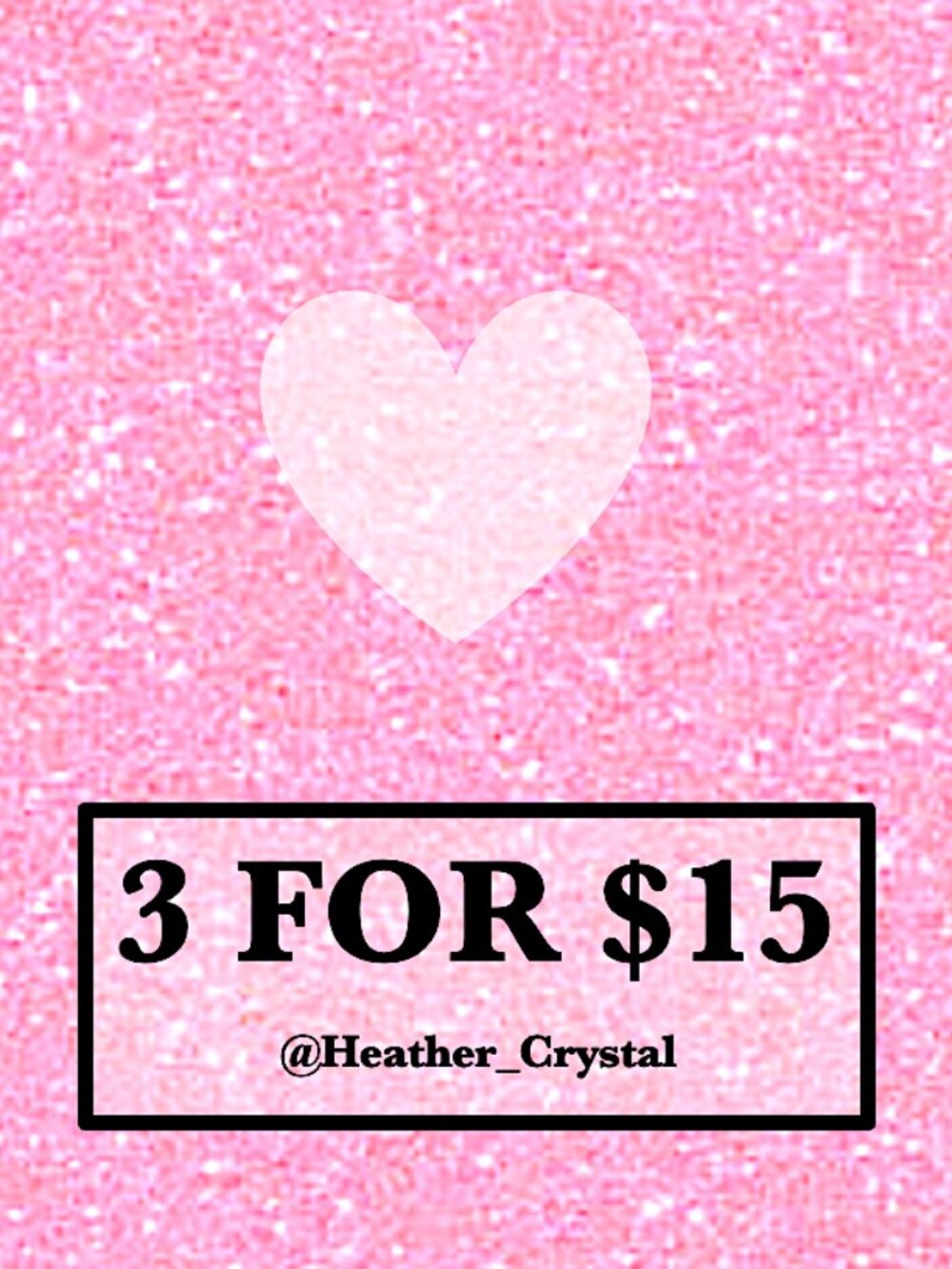 3 FOR $15